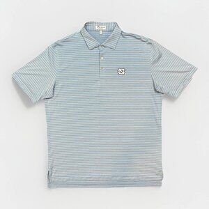 Peter Millar Hemlock Performance Polo • North Carolina Tar Heels • Blue - Large